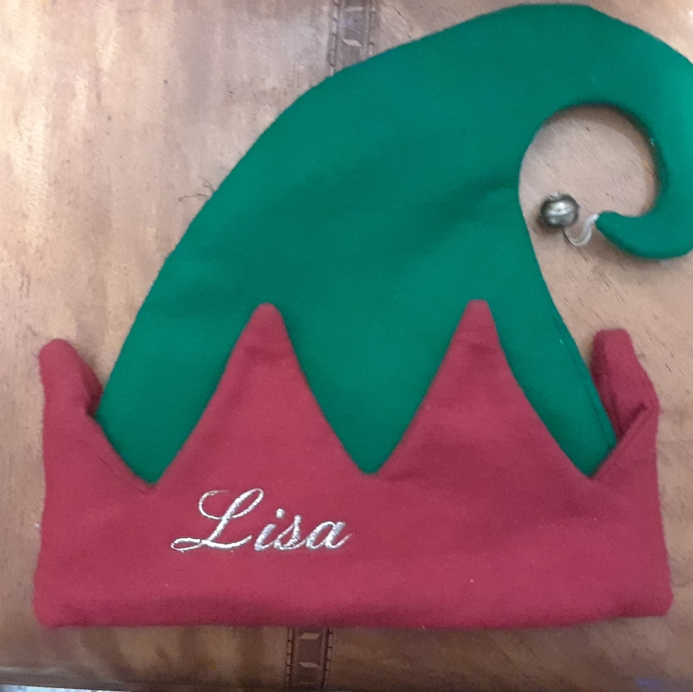 Christmas hat that says Lisa
